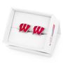 Palladium University Of Wisconsin Badgers Cufflinks
