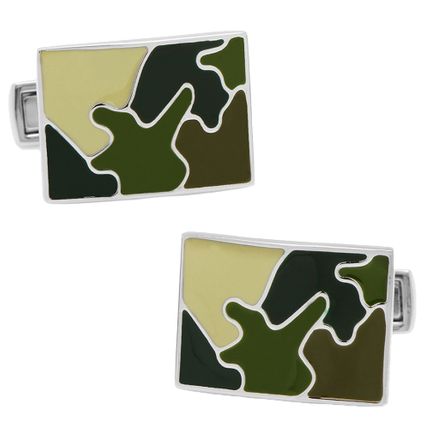 Palladium Woodland Camo Cufflinks