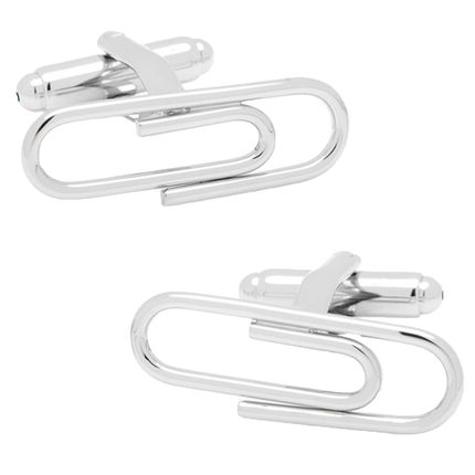 Paper Clip Cufflinks
