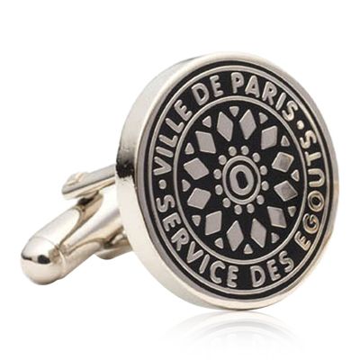 Paris Manhole Cover Cufflinks