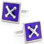 Pefect Purple Stitch Cufflinks