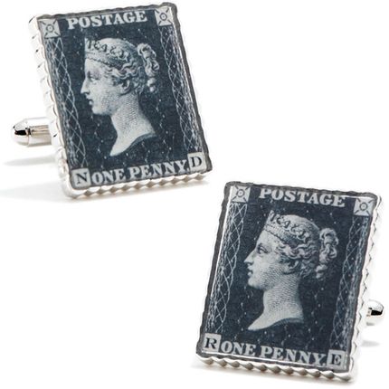 Penny Black 40 Replica Stamp Cufflinks