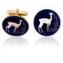 Peru Llama Coin Cuff Links