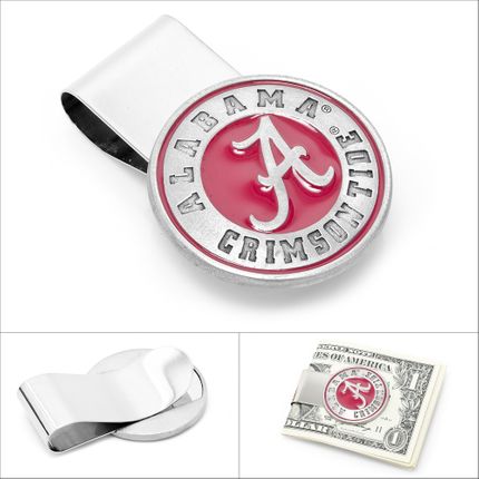 Pewter Alabama Crimson Tide Money Clip