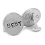 Pewter BEST MAN Cufflinks