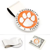 Pewter Clemson Tigers Money Clip