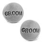 Pewter GROOM Cufflinks