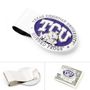 Pewter TCU Horned Frog Money Clip