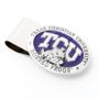 Pewter TCU Horned Frog Money Clip