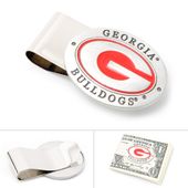 Pewter University of Georgia Bulldogs Money Clip