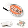 Pewter University of Illinois Fighting Illini Money Clip