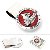 Pewter University of Louisville Cardinals Money Clip