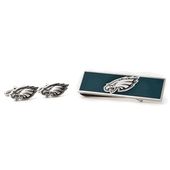 Philadelphia Eagles Cufflinks And Money Clip Gift Set