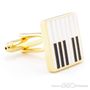 Piano in Golden Melody Cufflinks