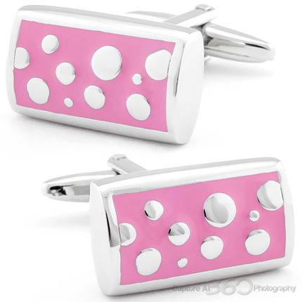 Pink and Silver Dream Cufflinks