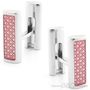 Pink Flip Bar Cufflinks