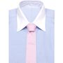 Pink Striped Cotton Skinny Tie