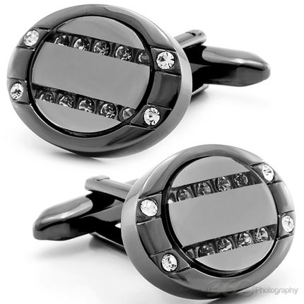 Players Black Cufflinks