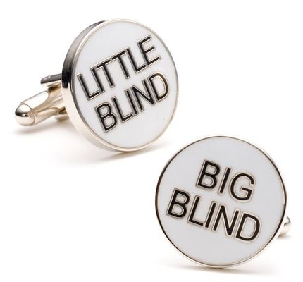 Poker Blinds Cufflinks