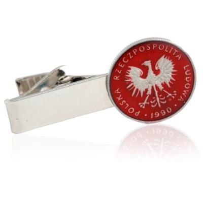 Poland Eagle Coin Tie Clip