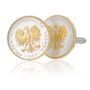 Polish 5-Zlotych Eagle Cufflinks