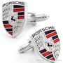 Porsche Logo Exotic Car Cufflinks