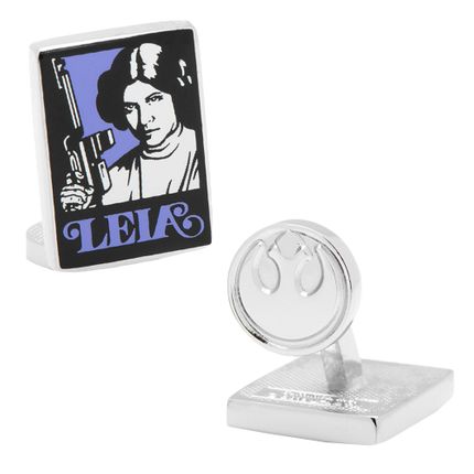 Princess Leia Pop Art Poster Cufflinks