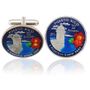 Puerto Rican Quarter Coin Cuff Links