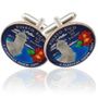 Puerto Rican Quarter Coin Cuff Links