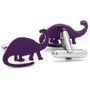 Purple Brachiosaurus Cufflinks