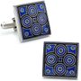 Purple Quad Circles Cufflinks