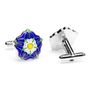 Purple Tudor Rose Cufflinks