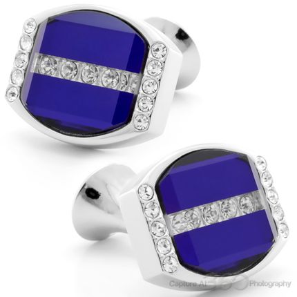 Queen Anne Blue Cufflinks