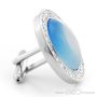 Queen's Blue Nebula Cufflinks