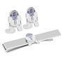 R2D2 Cufflinks and Tie Bar Gift Set