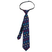 R2D2 Striped Boys' Zipper Silk Tie