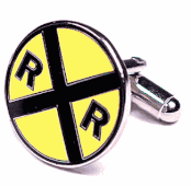 Railroad Crossing Cufflinks