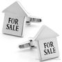 Real Estate "For Sale" Cufflinks