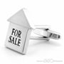 Real Estate "For Sale" Cufflinks