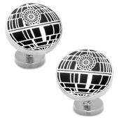 Recessed Matte Death Star Cufflinks