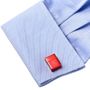 Red 8GB USB Flash Drive Cufflinks