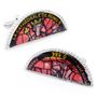 Red Cathedral De Reims Stained Glass Window Stamp Cufflinks