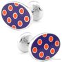 Red Dolly Dot Cufflinks