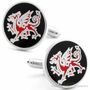 Red Dragon Power Cufflinks