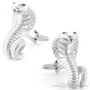 Red Eyed King Cobra Cufflinks