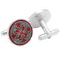 Red Firenze Petal Cufflinks