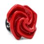 Red Flower Lapel Pin