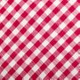 Red Gingham Cotton Skinny Tie