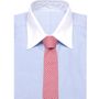 Red Gingham Cotton Skinny Tie