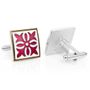 Red Gothic Medallion Cufflinks